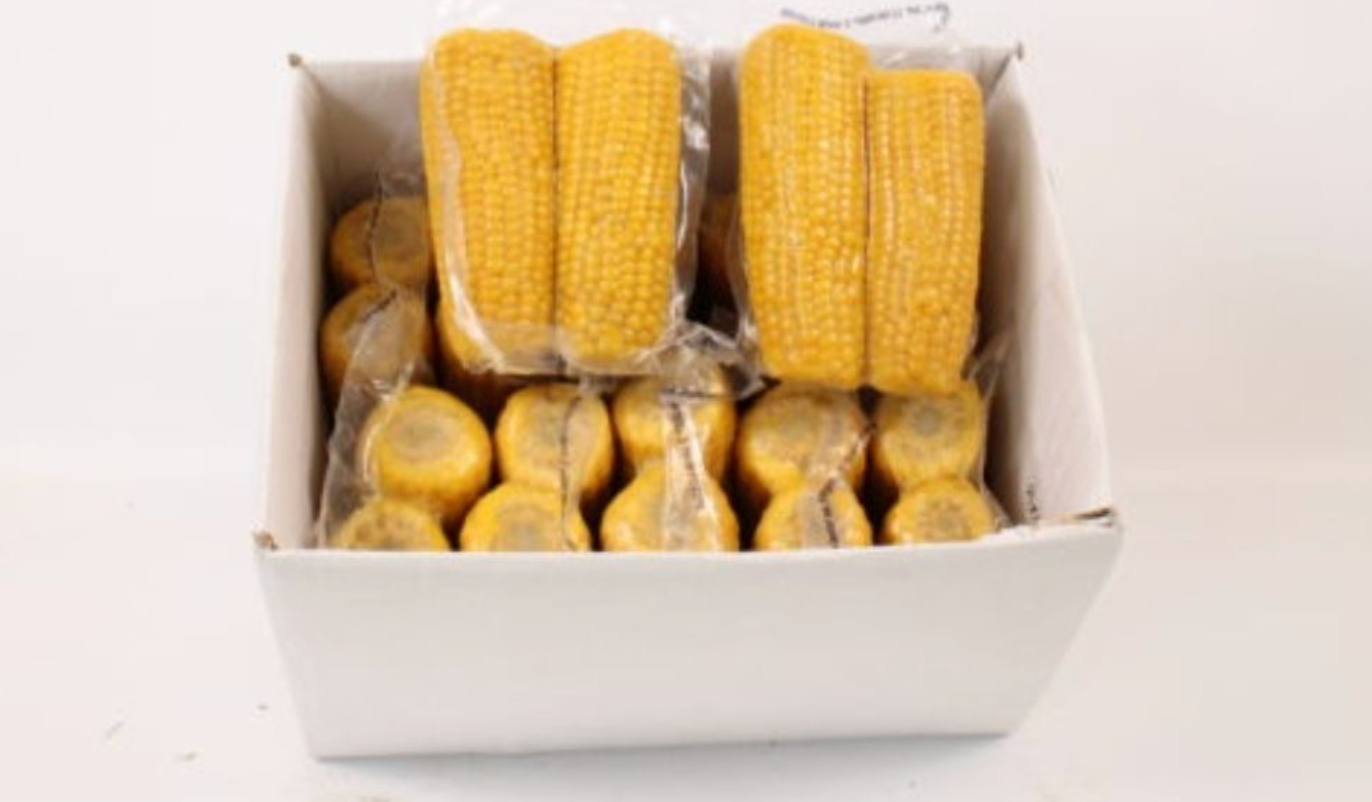 Mais gekookt en verpakt per 12x2 stuk