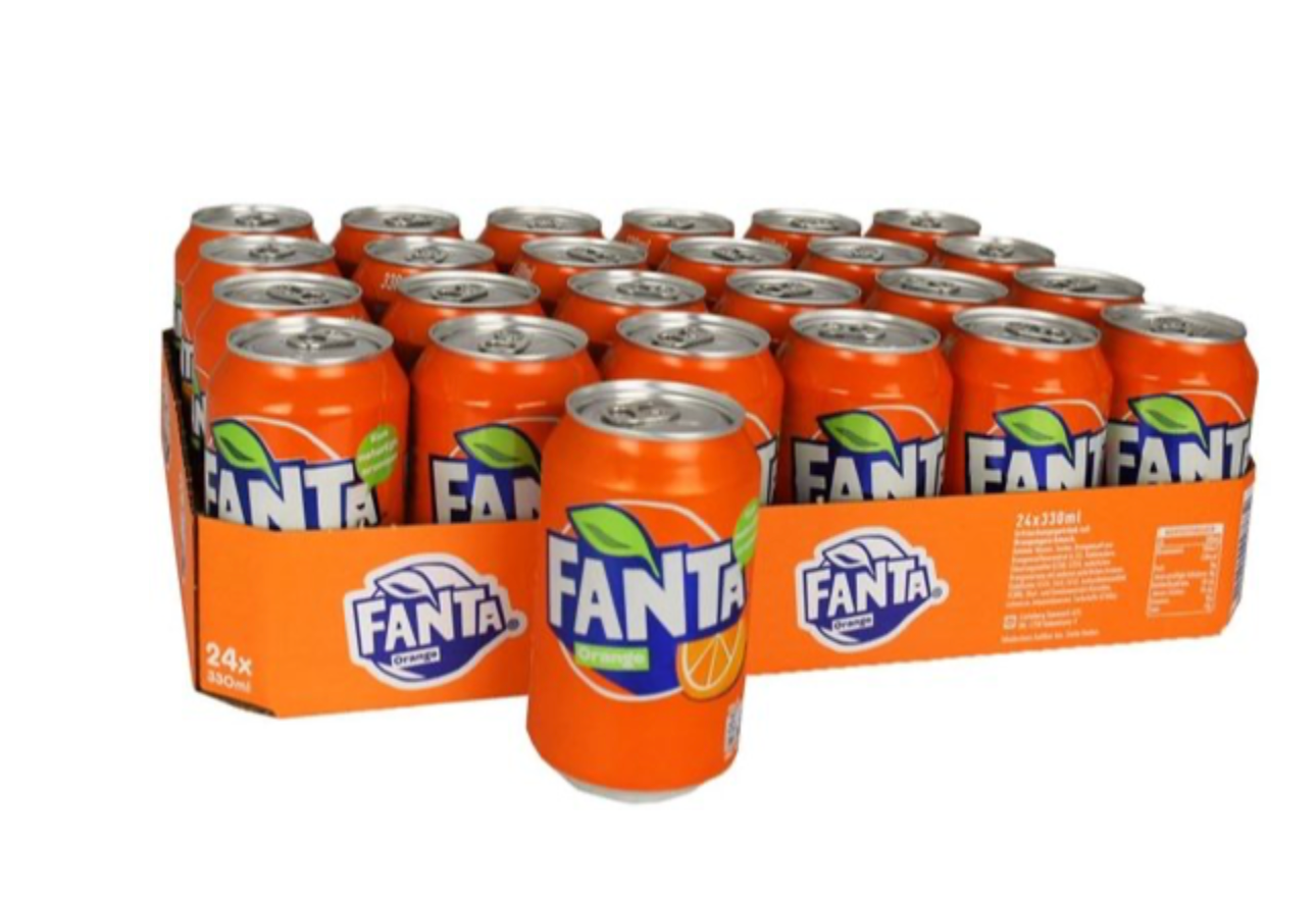 Fanta Orange – 24 x 33 cl tray frisdrank
