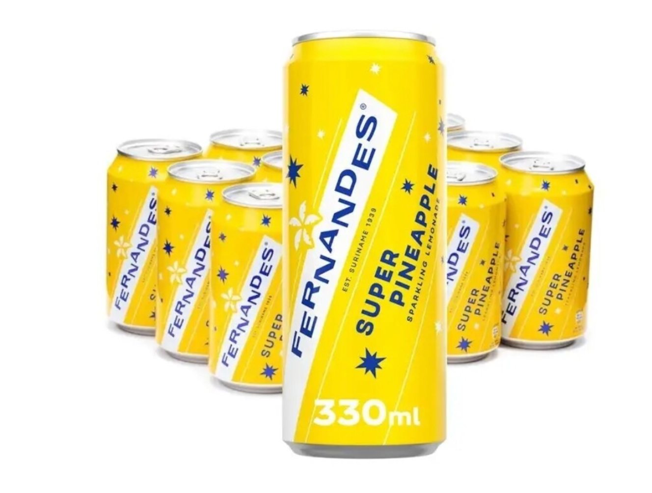Fernandes geel 24x330 ml prijs incl. €3,60 statiegeld