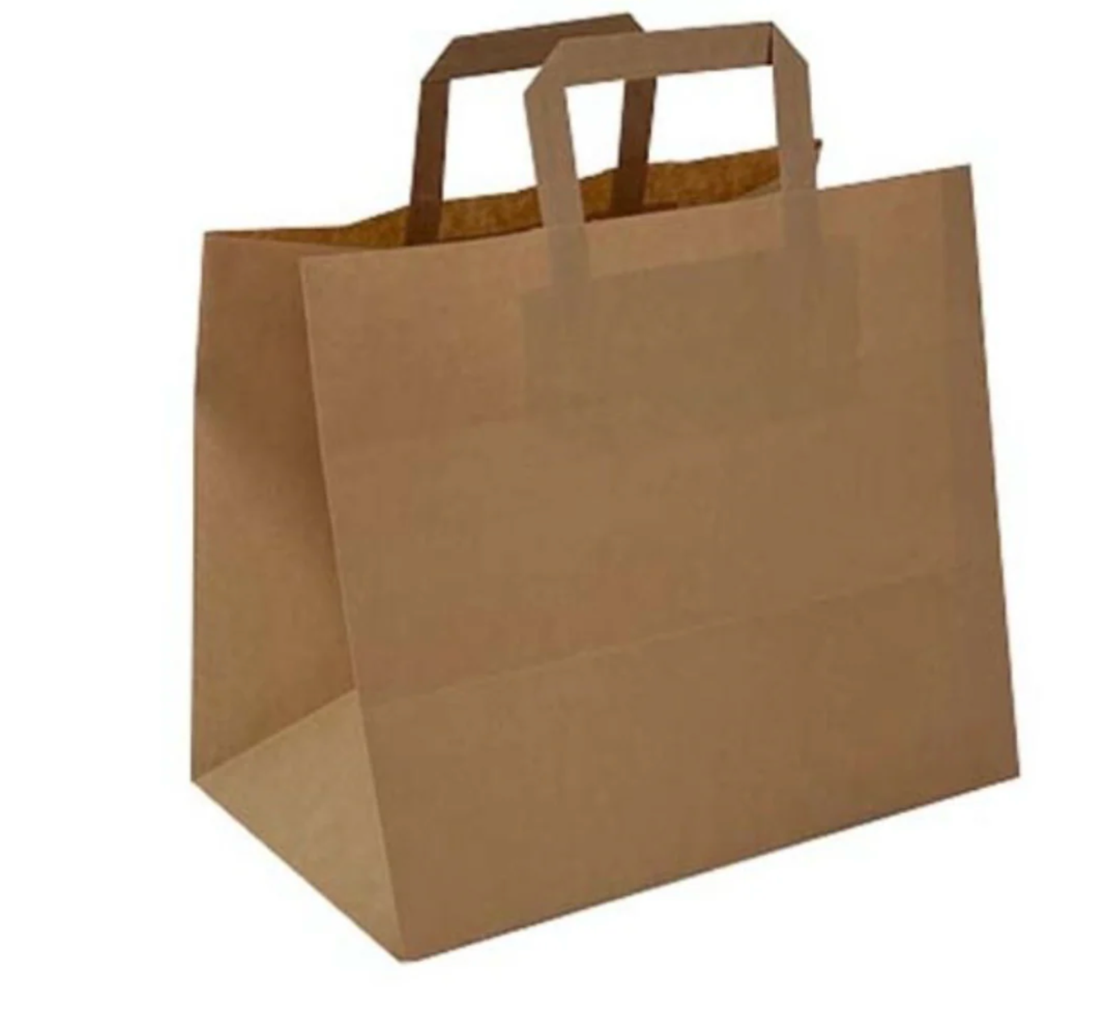 Papieren tas M 26x17x26 verpakt per 250 stuks